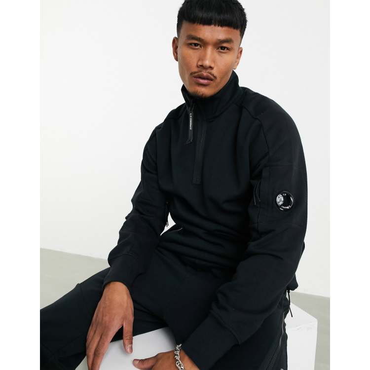 Cp company half zip lens clearance sweatshirt