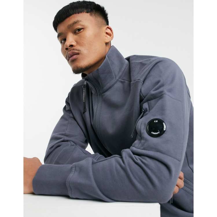 Cp company lens arm zip sweatshirt new arrivals