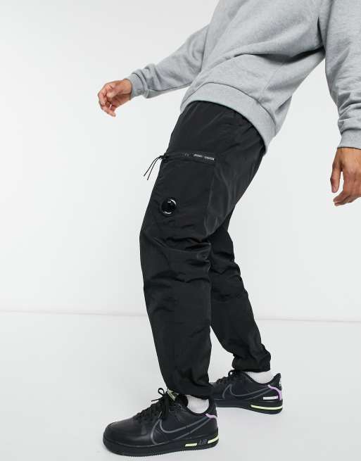 Black cp store company joggers