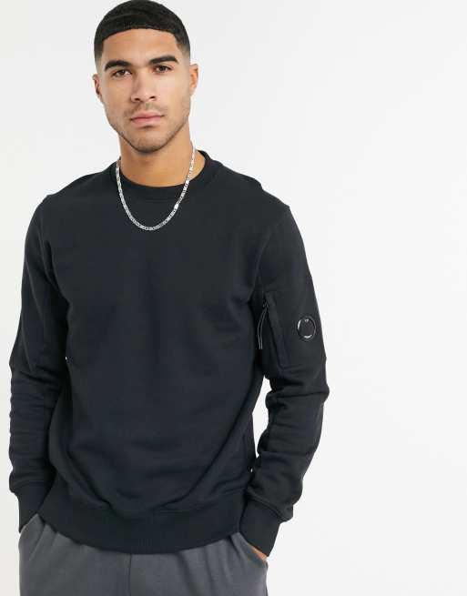 Cp company 2025 black sweatshirt