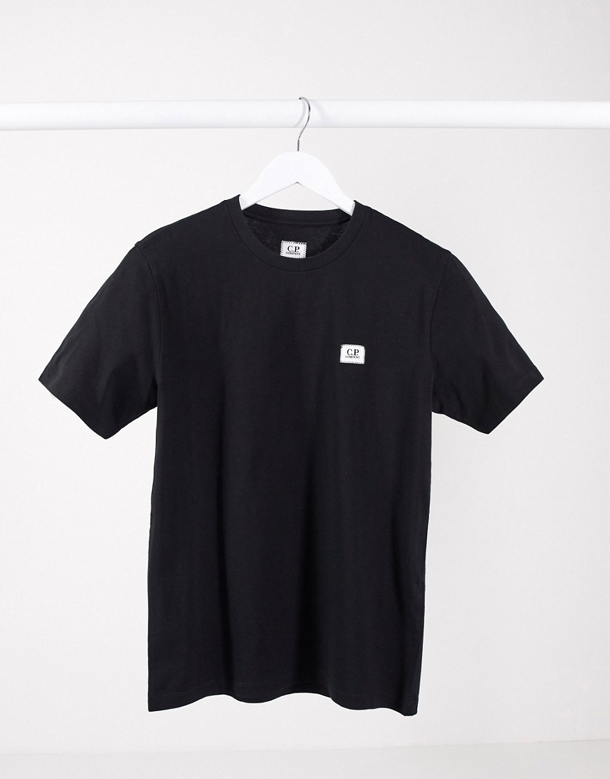C.P. Company – Svart t-shirt med logga