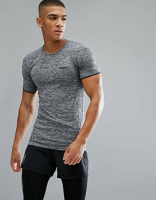 Craft sportswear active comfort Running knitted t-shirt in gray 1903792-9999