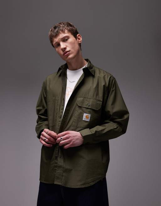 Crahartt WIP - Irwin - Camicia kaki