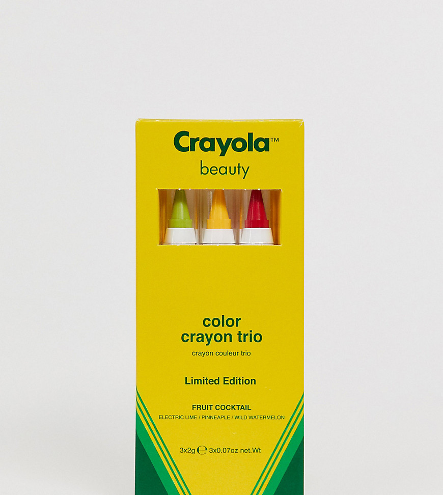 Crayola Colour Crayon Trio - Fruit Cocktail-Multi