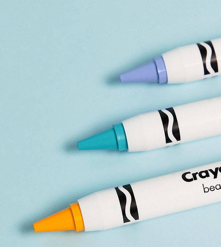 Crayola Colour Crayon Trio Macaron - Face Crayons-Multi