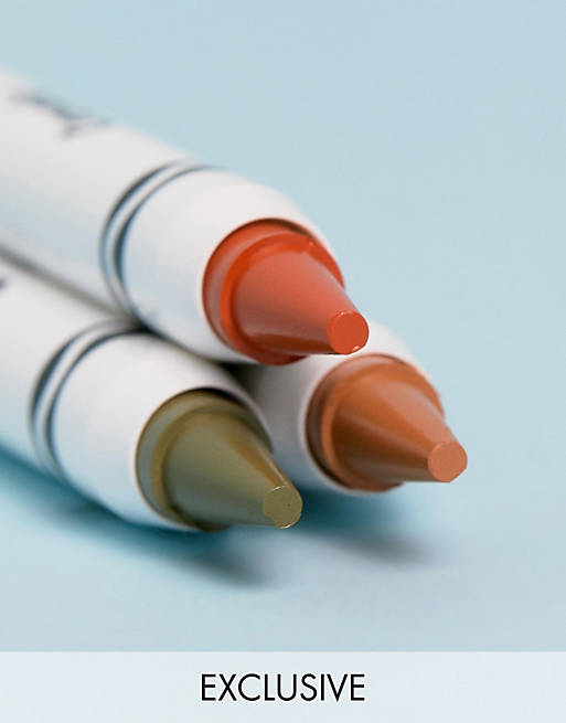 Crayola Colour Crayon Trio Safari - Lip & Cheek and Face Crayons
