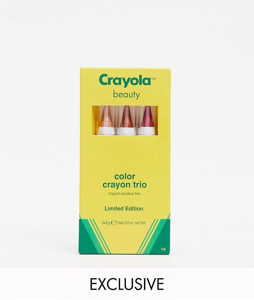 Crayola - Colour Crayon Trio - Sunset Shimmer-Multi
