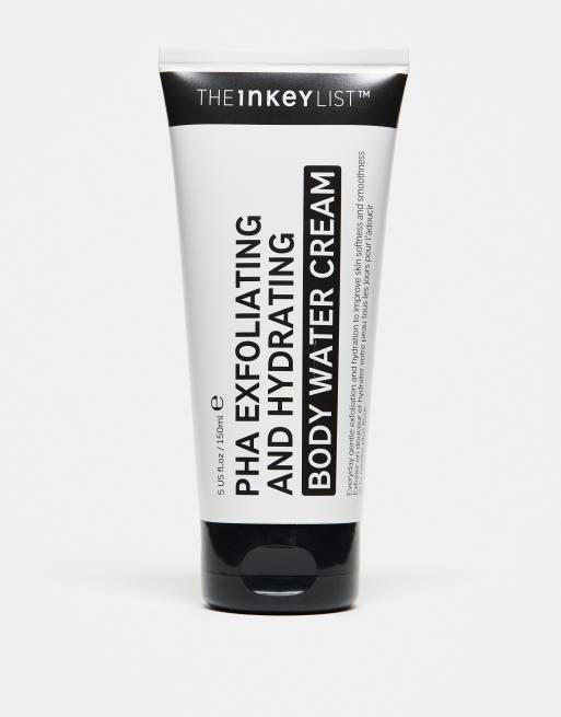 Crema con base de agua corporal hidratante y exfoliante con poli hidroxiácidos (PHA) de 150 ml de THE INKEY LIST