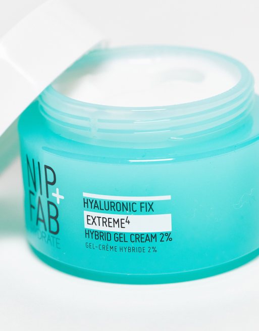 Crema en gel híbrida al 2% de ácido hialurónico Fix Extreme4 de 50 ml de Nip+Fab, 2 de 4