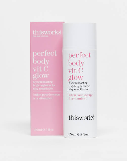 Crema hidratante corporal iluminadora con vitamina C Perfect Body Vit C Glow de 150 ml de This Works
