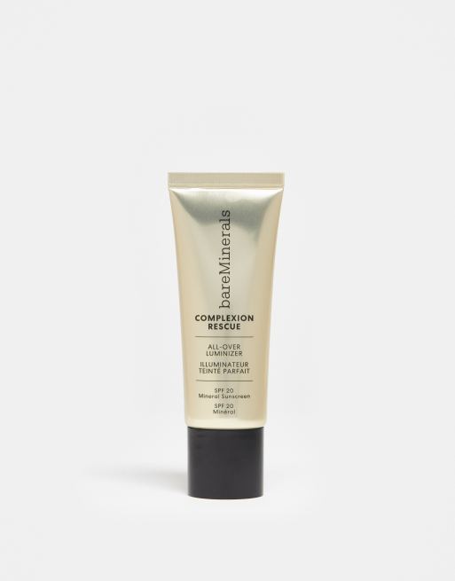 Crema hidratante iluminadora con protección solar mineral FPS 20 Complexion Rescue All-Over Luminizer de bareMinerals