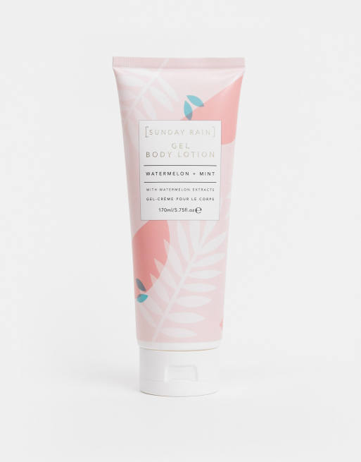 Crema para el cuerpo de sandía y menta de Sunday Rain
