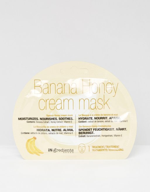 Creme-Maske mit Bananen- und Honigextrakt