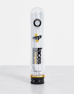 Crep Protect Crep Protect flat laces in white-Multi