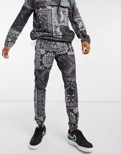 Adidas bandana clearance print tracksuit