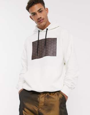 white criminal damage hoodie