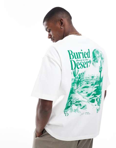 Criminal Damage Buried deep t-shirt off-white in off-white - view 1