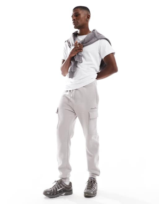 Criminal Damage Cali jogger light grey in light grey