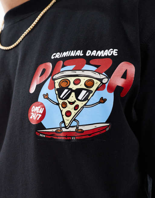 【CRIMINAL DAMAGE】ダメージピザTシャツ CRIMINAL DAMAGE | DAMAGE PIZZA T-SHIRT – Criminal Damage Store