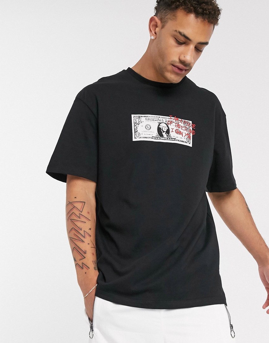 Criminal Damage - Greed - T-shirt nera-Nero
