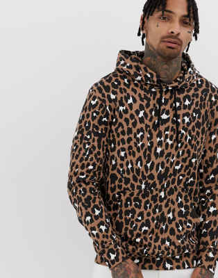 hoodie leopard print