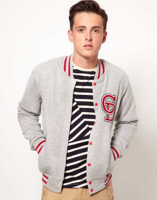 Criminal Damage Jersey Varsity Jacket ASOS