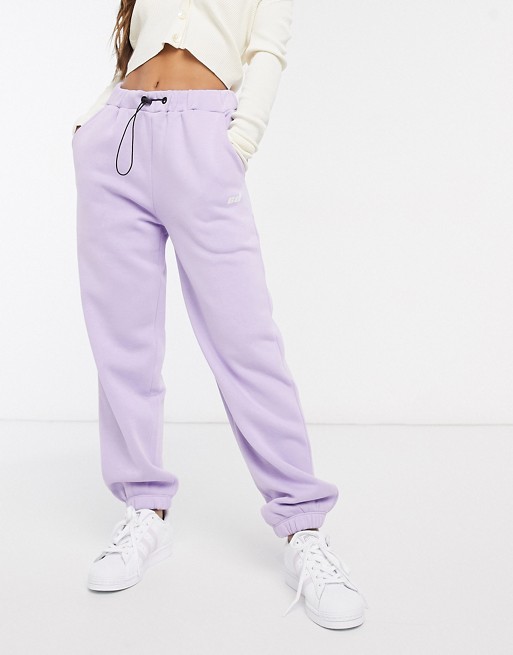 Criminal Damage joggers tracksuit in lilac