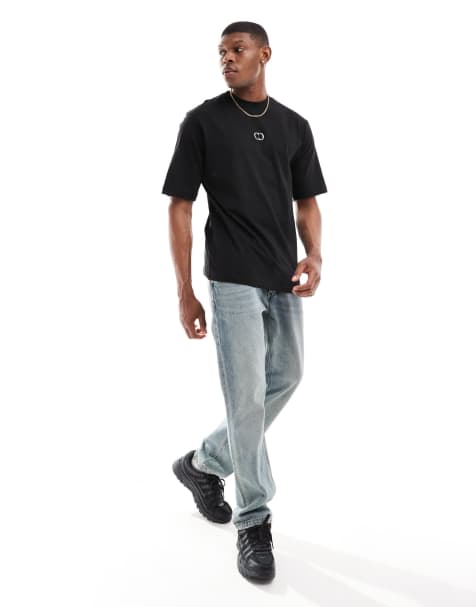 Criminal Damage logo t-shirt in black