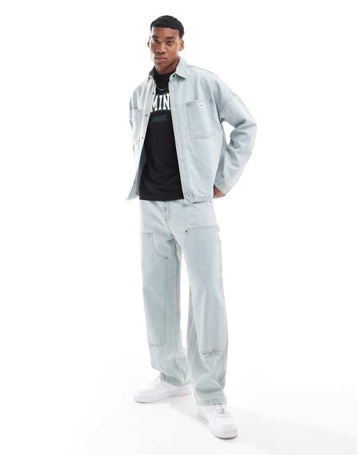 Criminal Damage mercer jeans in stone wash grey