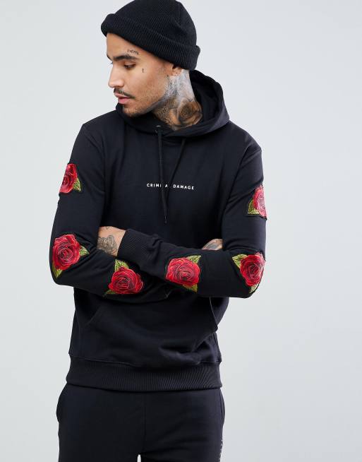 Rose 2024 checkered hoodie