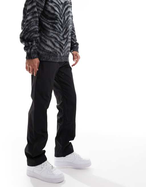 Criminal Damage Nylon carpenter pant black in black | ASOS