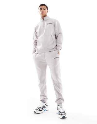 asos Criminal Damage Olympus jogger light grey in light grey