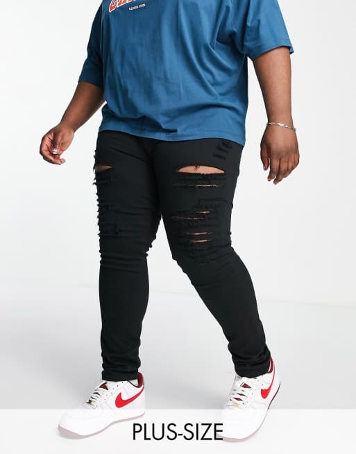 Criminal Damage Plus - Camden - Sorte jeans