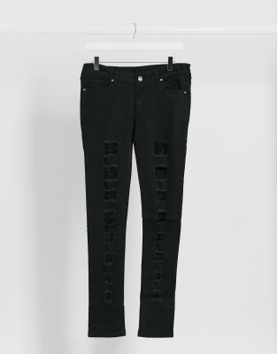 criminal damage black skinny jeans