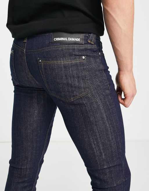 Damage jeans hot sale jeans