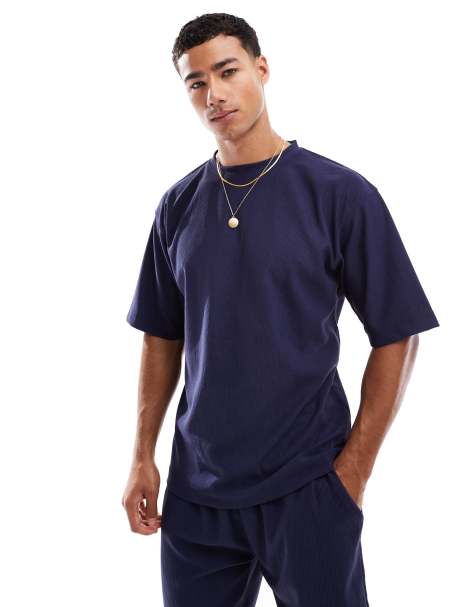 Criminal Damage Tropez t-shirt navy in navy - view 1
