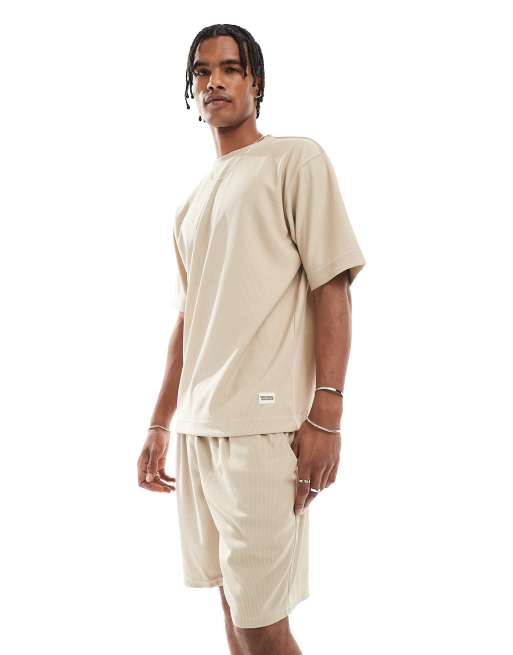 Criminal Damage Tropez t-shirt stone in stone