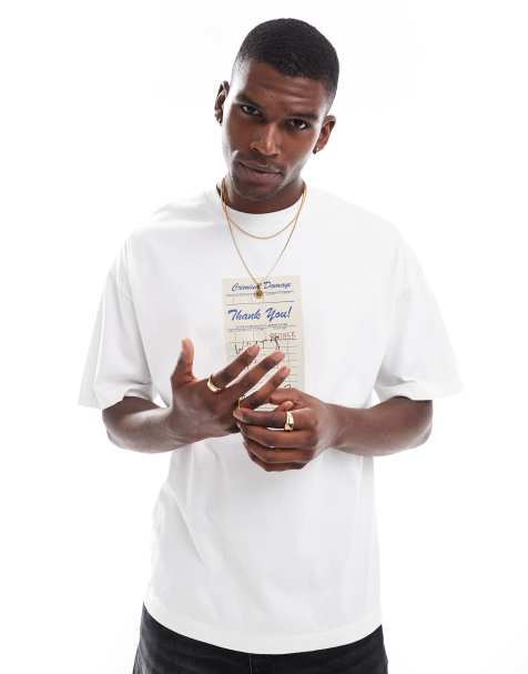 Criminal Damage What’s the damage t-shirt off white in off white - view 1