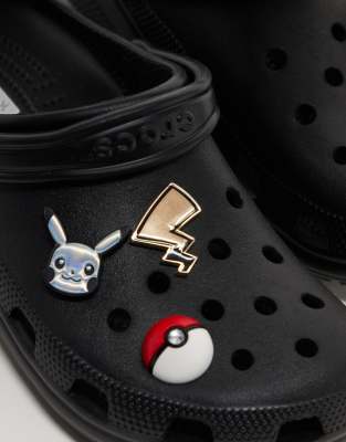 Crocs - 5er-Pack erhöhte Jibbitz-Anstecker im Pokémon-Design-Bunt