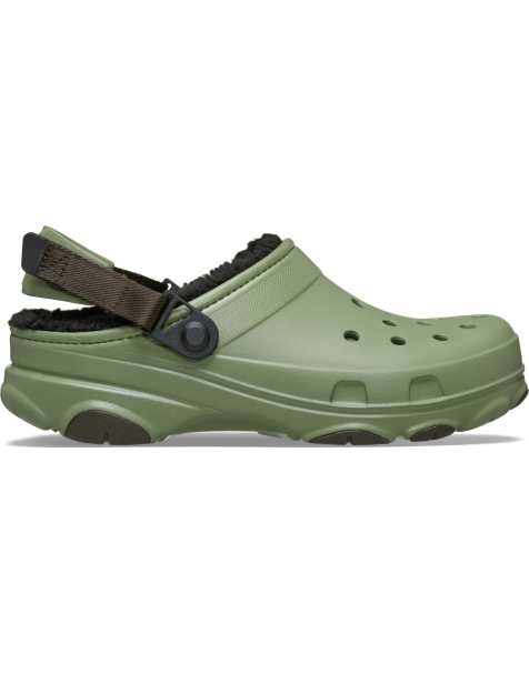 Crocs All Terrain fodrade clogs i cargo green - view 1