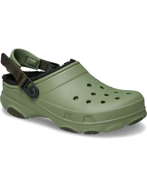 Crocs All Terrain lined clogs in cargo green, 4 of 4