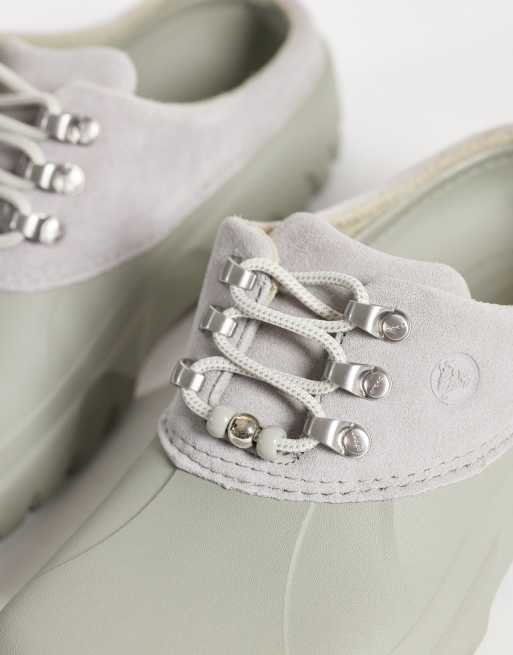 Crocs Axle Wildleder-Mules in Elephant, 3 von 4