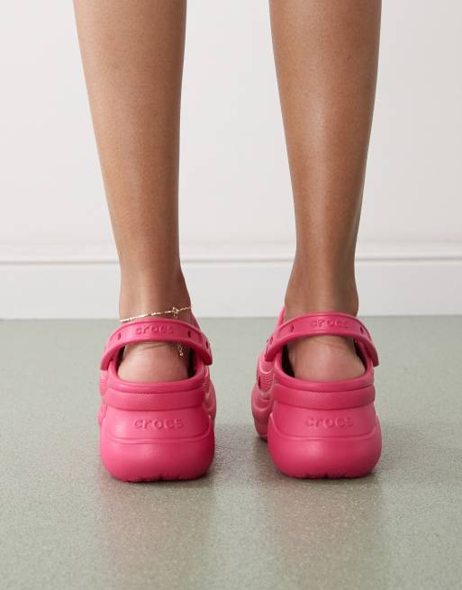 Crocs – Bae – Jaskraworóżowe chodaki, 2 z 4