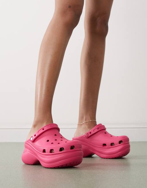 Crocs – Bae – Jaskraworóżowe chodaki, 4 z 4