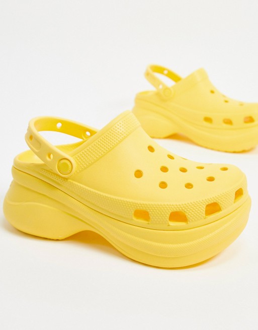 Crocs Bae platform clog in yellow