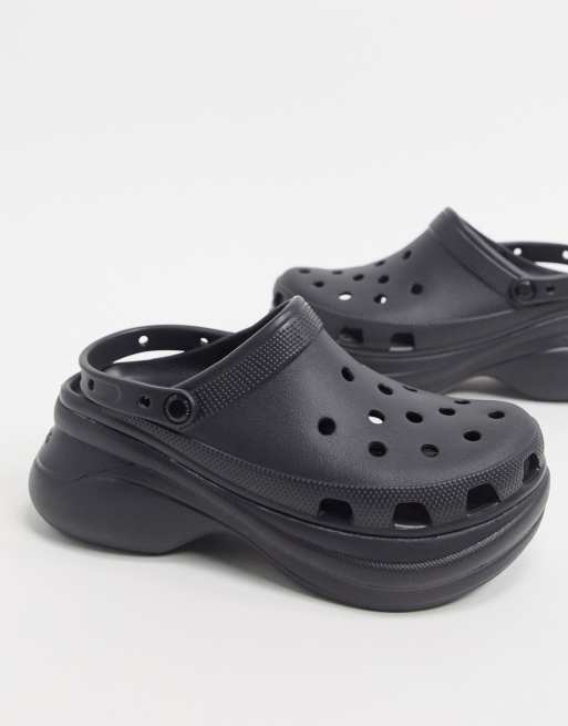 Crocs bae platform clogs in black exclusive to ASOS, 4 of 4