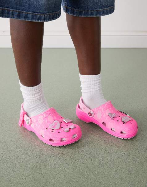 Crocs Barbie Classic clogs in pink - view 1