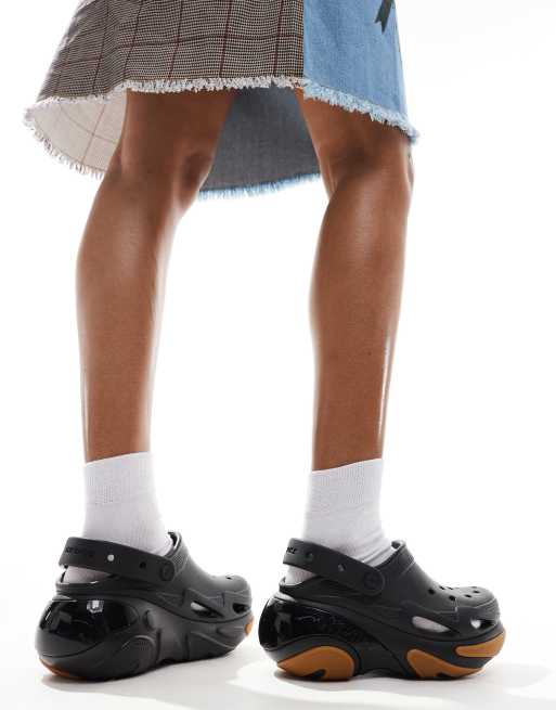 【CROCS】 Bubble Crush Clog‐BLACKGUM CROCS Bubble Crush Clog Black/Gum - Antonella Concept