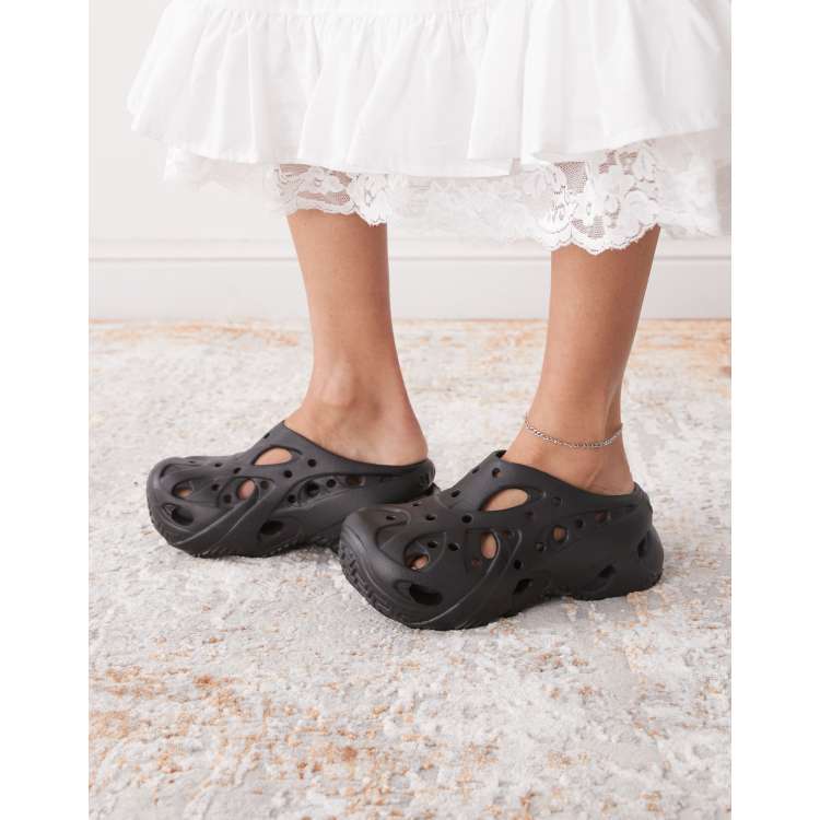 Crocs caged clogs in black ASOS