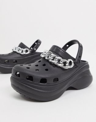 black classic bae crocs